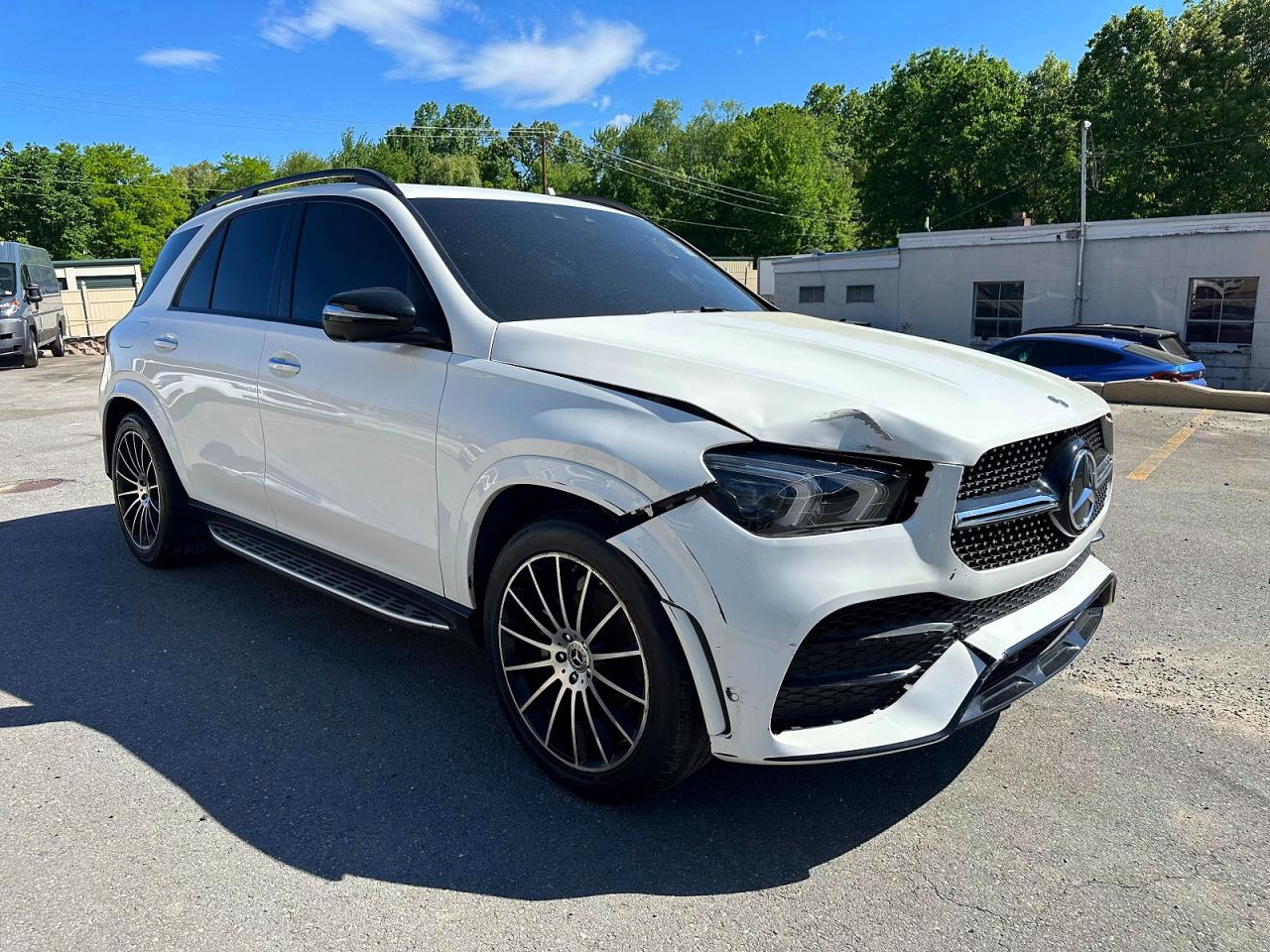2022 Mercedes-Benz GLE-Class VIN 4JGFB4JB2NA631700 COPART salvage auction — Front End, NY - CERTIFICATE OF TITLE, sold $27,000 on 2026-07-01 (photo 4)