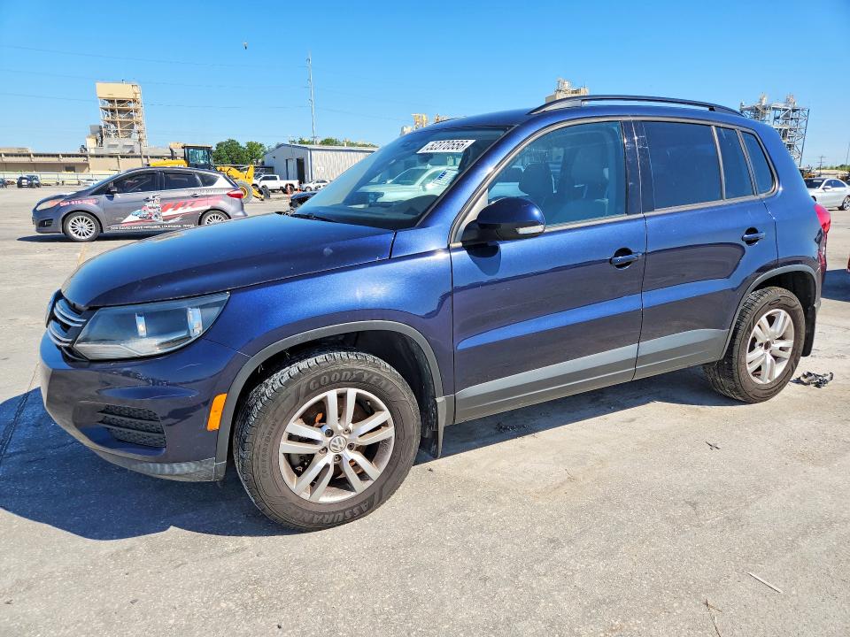 2016 Volkswagen Tiguan VIN WVGAV7AX0GW548898 COPART salvage auction — MECHANICAL, Mt - Certificate Of Title, sold $875 on 2026-07-22 (photo 1)