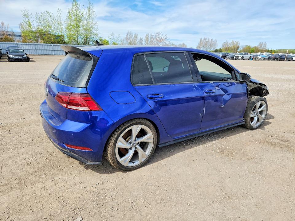 2019 Volkswagen Golf VIN WVWWA7AU7KW119990 COPART salvage auction — FRONT END, On - Permit Salvage (P), sold $5,500 on 2026-07-21 (photo 3)