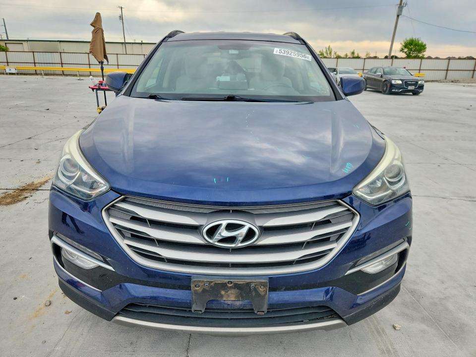 2017 Hyundai Santa fe VIN 5XYZU3LB6HG464300 COPART salvage auction — REAR END, Tx - Salvage Vehicle Title, sold $3,500 on 2026-07-28 (photo 5)