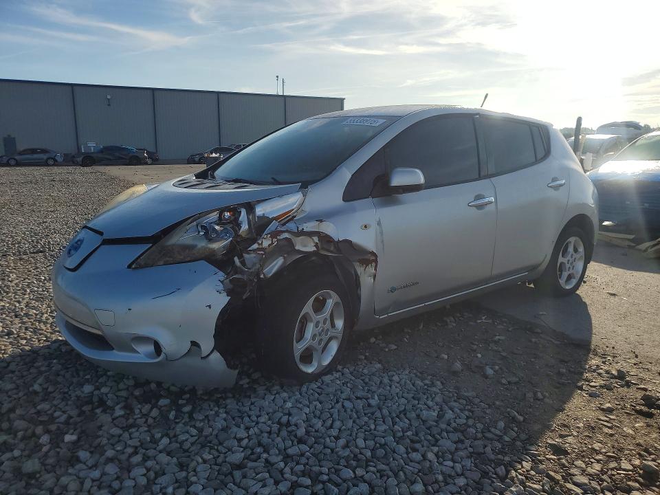 2012 Nissan Leaf VIN JN1AZ0CP2CT023904 COPART salvage auction — FRONT END, Fl - Cert Of Title Slvg Rebuildable, sold $325 on 2026-07-29 (photo 1)