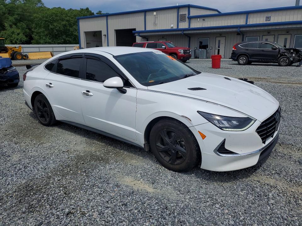 2021 Hyundai Sonata VIN 5NPEG4JA2MH120164 COPART salvage auction — FRONT END, Nc - Salvage Certificate Of Title, sold $4,050 on 2026-07-02 (photo 4)