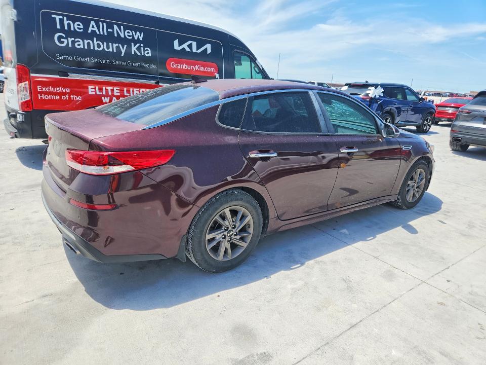 2020 Kia VIN 5XXGT4L31LG420193 COPART salvage auction — HAIL, Tx - Cert Of Title-Rebuilt Salvage, sold $2,200 on 2026-07-17 (photo 3)