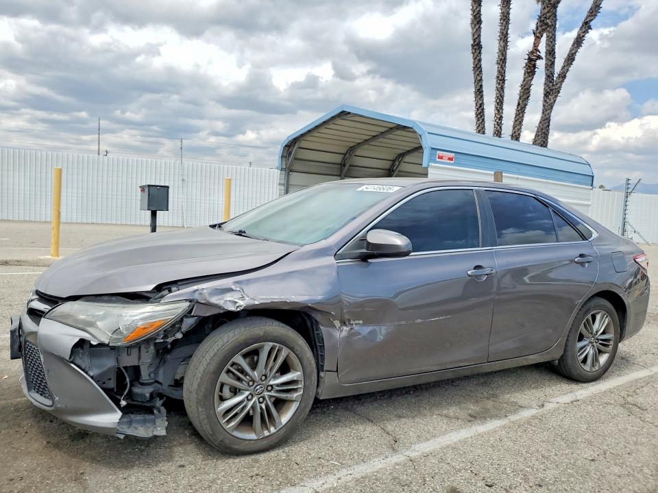 2017 Toyota Camry VIN 4T1BF1FKXHU376677 COPART salvage auction — FRONT END, Ca - Salvage Certificate, sold $2,150 on 2026-07-02 (photo 1)