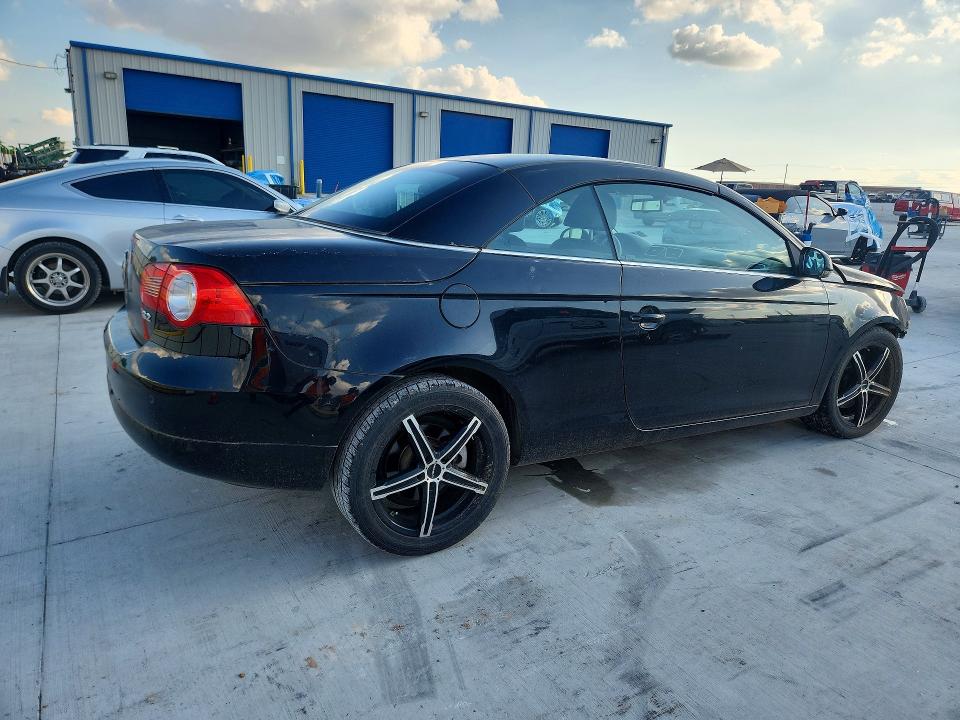 2007 Volkswagen Eos VIN WVWDB71F87V041285 COPART salvage auction — FRONT END, Tx - Salvage Vehicle Title, sold $200 on 2026-07-28 (photo 3)