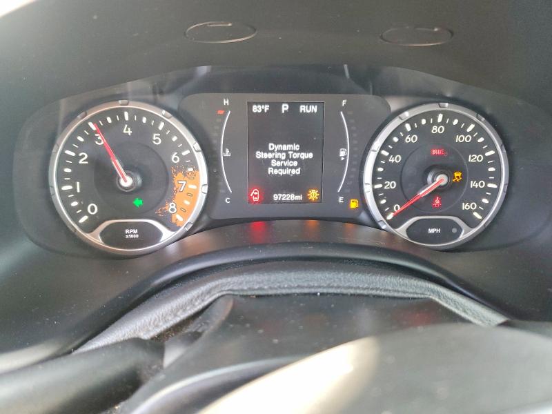 2017 Jeep Renegade VIN ZACCJABB3HPG46783 COPART salvage auction — FRONT END, CA - SALVAGE CERTIFICATE, sold $1,550 on 2026-07-28 (photo 9)