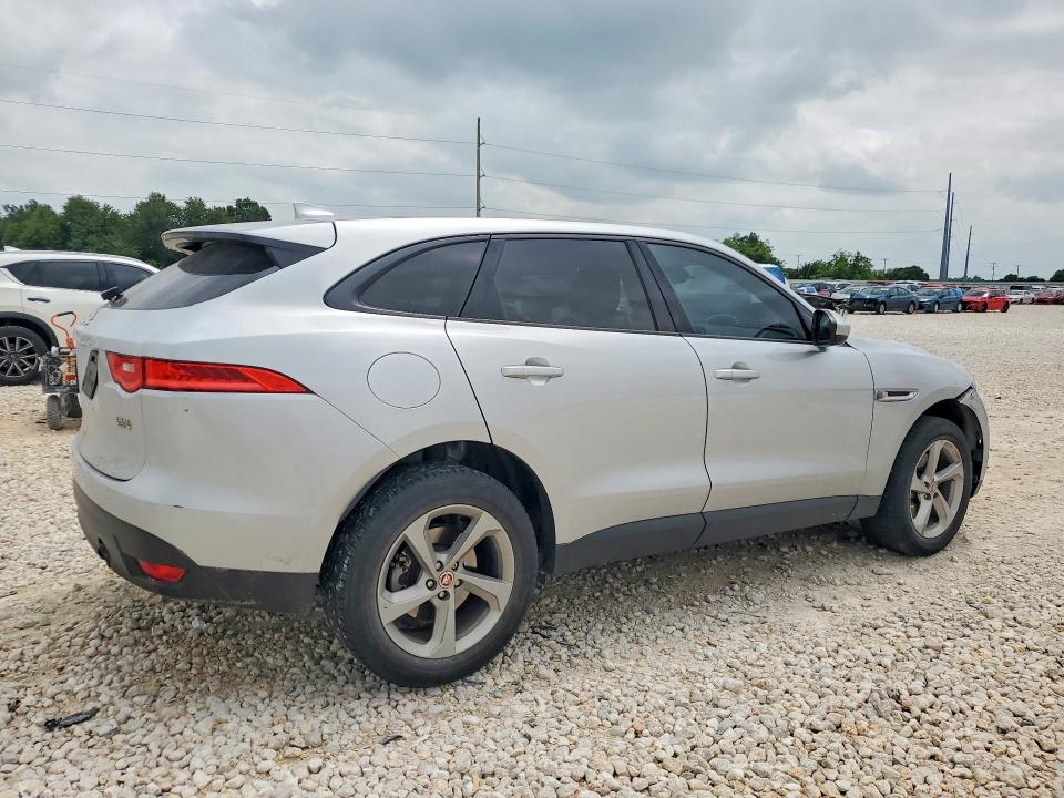 2018 Jaguar F-pace VIN SADCJ2GX2JA236903 COPART salvage auction — FRONT END, Tx - Salvage Vehicle Title, sold $2,550 on 2026-07-16 (photo 3)