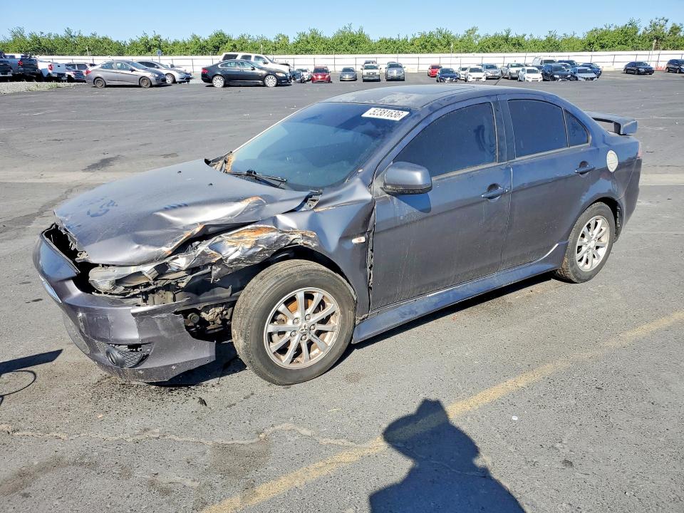 2011 Mitsubishi Lancer VIN JA32U2FU4BU016621 — COPART salvage auction photo