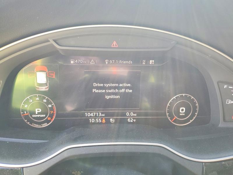 2019 Audi VIN WA1LAAF79KD020290 COPART salvage auction — FRONT END, Oh - Cert Of Title-Salvage, sold $850 on 2026-07-21 (photo 9)