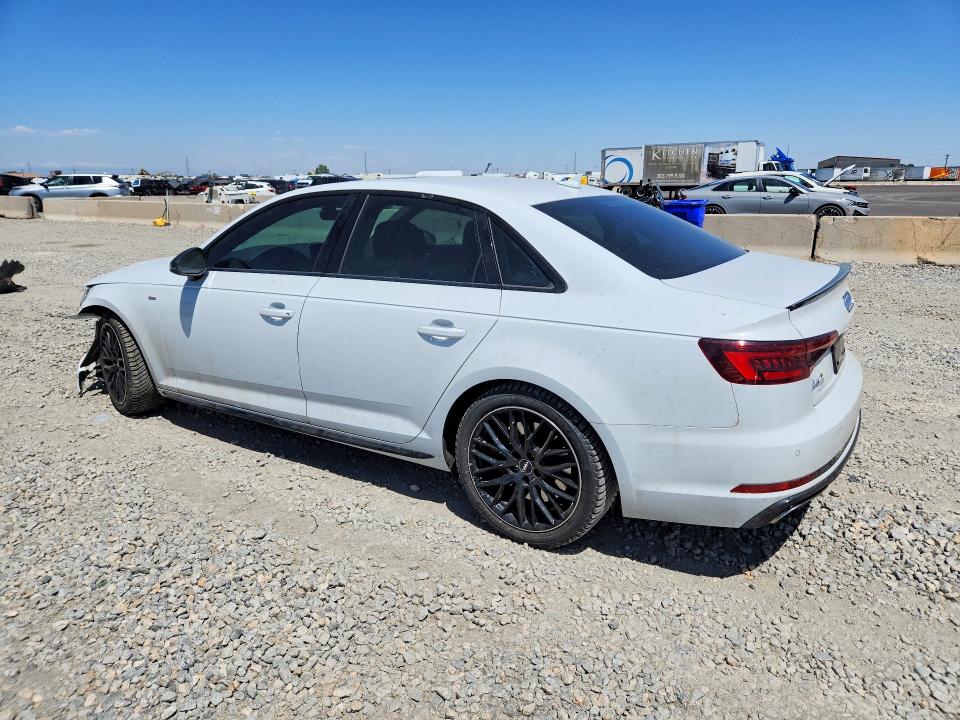 2019 Audi A4 VIN WAUENAF46KA109404 COPART salvage auction — FRONT END, Co - Public - Salvage Title, sold $7,700 on 2026-07-16 (photo 2)