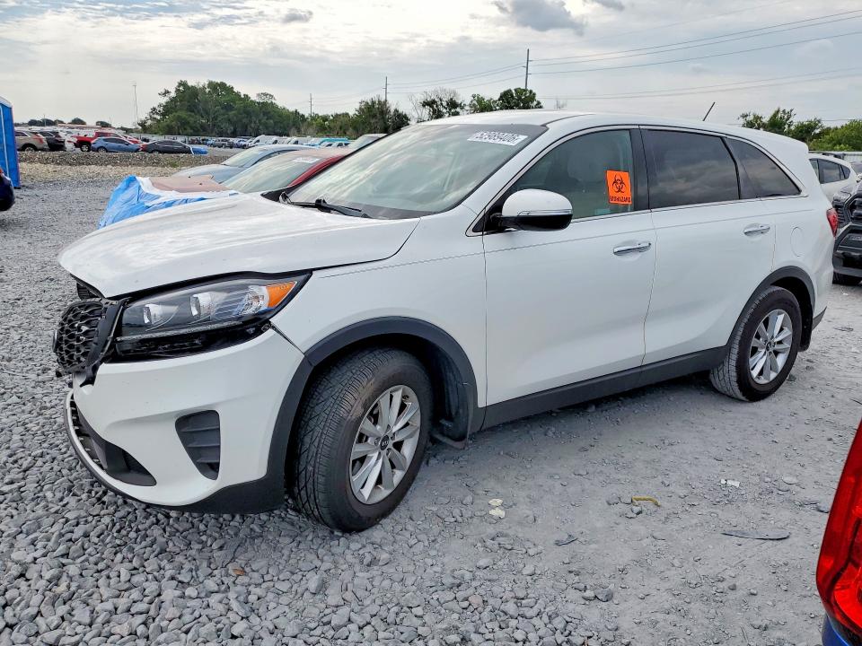 2019 Kia Sorento VIN 5XYPG4A30KG553433 COPART salvage auction — FRONT END, Fl - Cert Of Title Slvg Rebuildable, sold $3,400 on 2026-07-06 (photo 1)
