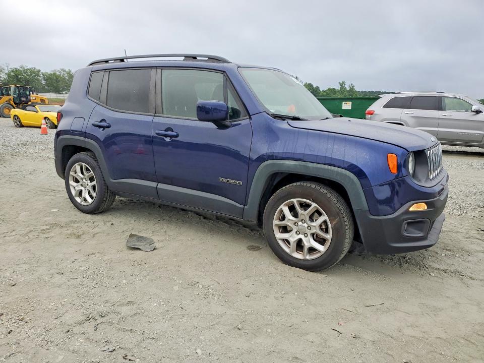 2018 Jeep Renegade VIN ZACCJABB2JPJ66849 COPART salvage auction — FRONT END, Sc - Cert Of Title-Salvage, sold $2,500 on 2026-07-27 (photo 4)