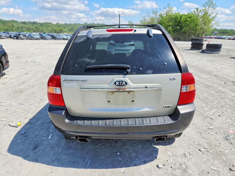 2007 Kia Sportage VIN KNDJE723377440057 COPART salvage auction — UNDERCARRIAGE, Il - Salvage Certificate, sold $275 on 2026-07-20 (photo 6)