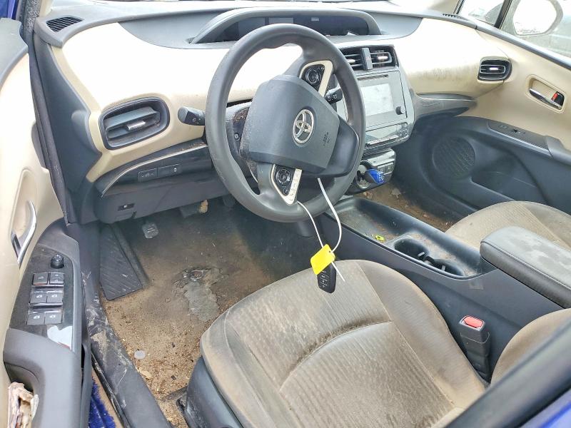 2016 Toyota Prius VIN JTDKBRFUXG3528736 COPART salvage auction — FRONT END, Tx - Certificate Of Title (P), sold $1,500 on 2026-07-08 (photo 8)