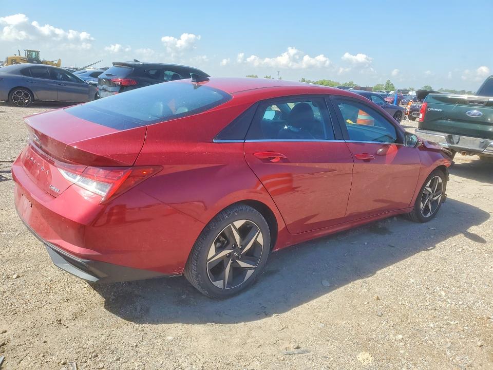 2023 Hyundai Elantra VIN KMHLP4AG7PU509058 COPART salvage auction — FRONT END, Tx - Salvage Vehicle Title, sold $3,250 on 2026-07-02 (photo 3)