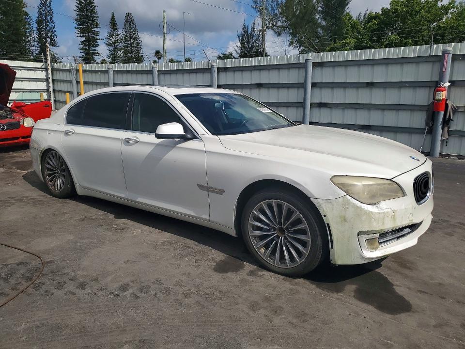 2012 BMW 7 series VIN WBAKB4C5XCC576017 COPART salvage auction — MECHANICAL, Fl - Cert Of Title-Rebuilt, sold $300 on 2026-07-08 (photo 4)