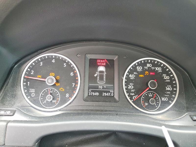 2017 Volkswagen Tiguan VIN WVGBV7AX7HK045513 COPART salvage auction — FRONT END, Co - Public - Salvage Title, sold $1,350 on 2026-07-14 (photo 9)