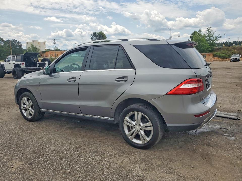 2012 Mercedes-benz M-klasse VIN 4JGDA5HB0CA086048 COPART salvage auction — NORMAL WEAR, Ga - Certificate Of Title, sold $4,150 on 2026-07-10 (photo 2)