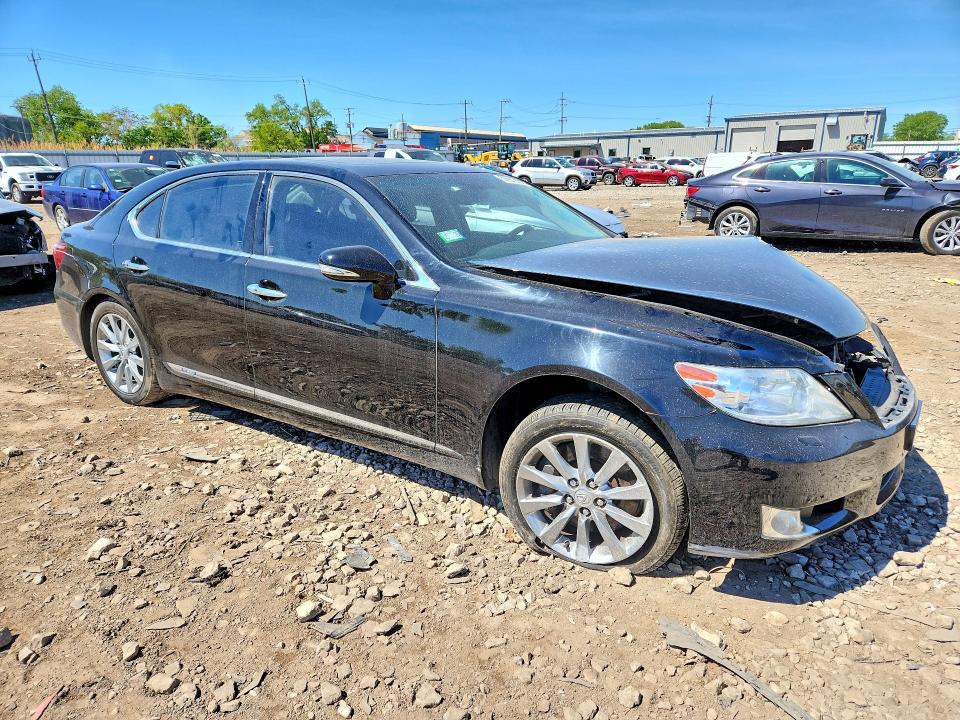 2010 Lexus Ls VIN JTHDU1EF5A5012480 COPART salvage auction — FRONT END, IL - SALVAGE CERTIFICATE, sold $650 on 2026-07-31 (photo 4)