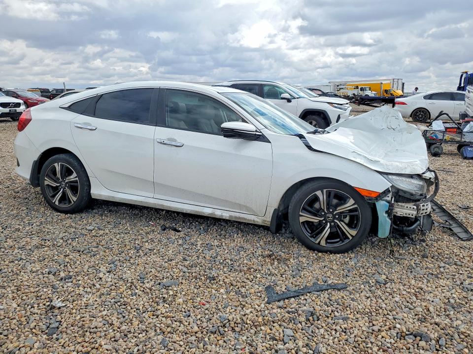 2018 Honda Civic VIN JHMFC1F95JX022807 COPART salvage auction — FRONT END, Tx - Salvage Vehicle Title, sold $1,650 on 2026-07-14 (photo 4)