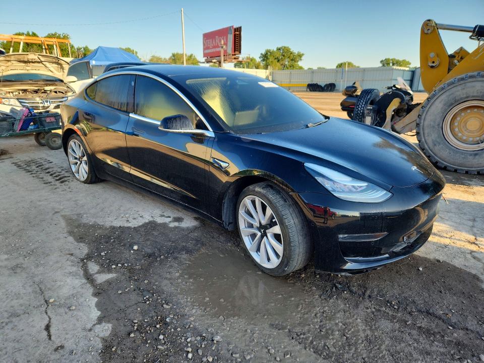 2019 Tesla Model 3 VIN 5YJ3E1EB3KF213950 COPART salvage auction — FRONT END, Ks - Cert Of Title-Salvage, sold $8,500 on 2026-07-15 (photo 4)