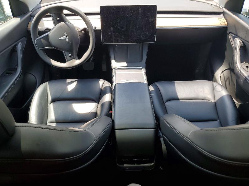 2022 Tesla Model y VIN 7SAYGDEE6NF358144 COPART salvage auction — SIDE, Nc - Salvage Certificate Of Title, sold $13,000 on 2026-07-16 (photo 8)