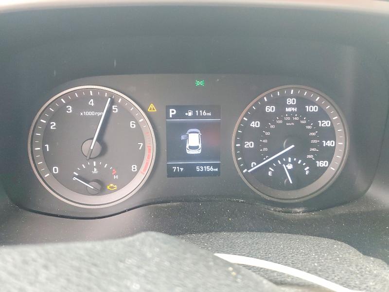 2021 Hyundai Tucson VIN KM8J33A44MU338963 COPART salvage auction — FRONT END, Mo - Salvage Certificate Of Title, sold $4,500 on 2026-07-10 (photo 9)