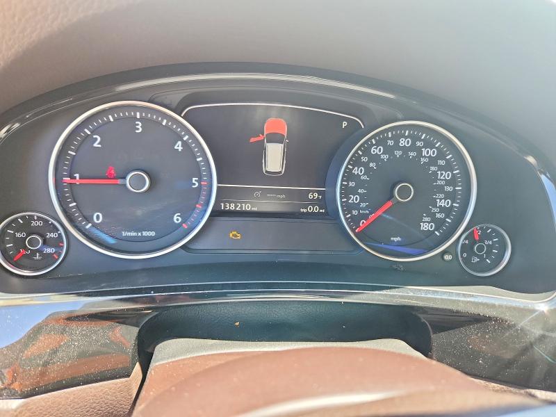 2012 Volkswagen Touareg VIN WVGEK9BPXCD008033 COPART salvage auction — HAIL, Ar - Cert Of Title-Salvage, sold $250 on 2026-07-22 (photo 9)