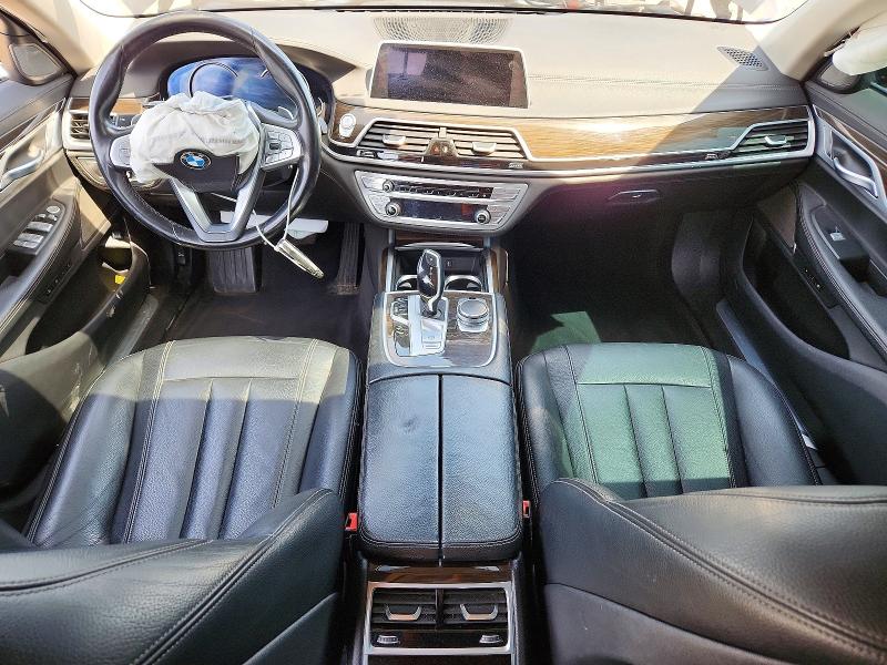 2019 BMW 7er VIN WBA7E4C58KGV28536 COPART salvage auction — FRONT END, Wv - Salvage Certificate, sold $3,650 on 2026-07-31 (photo 8)