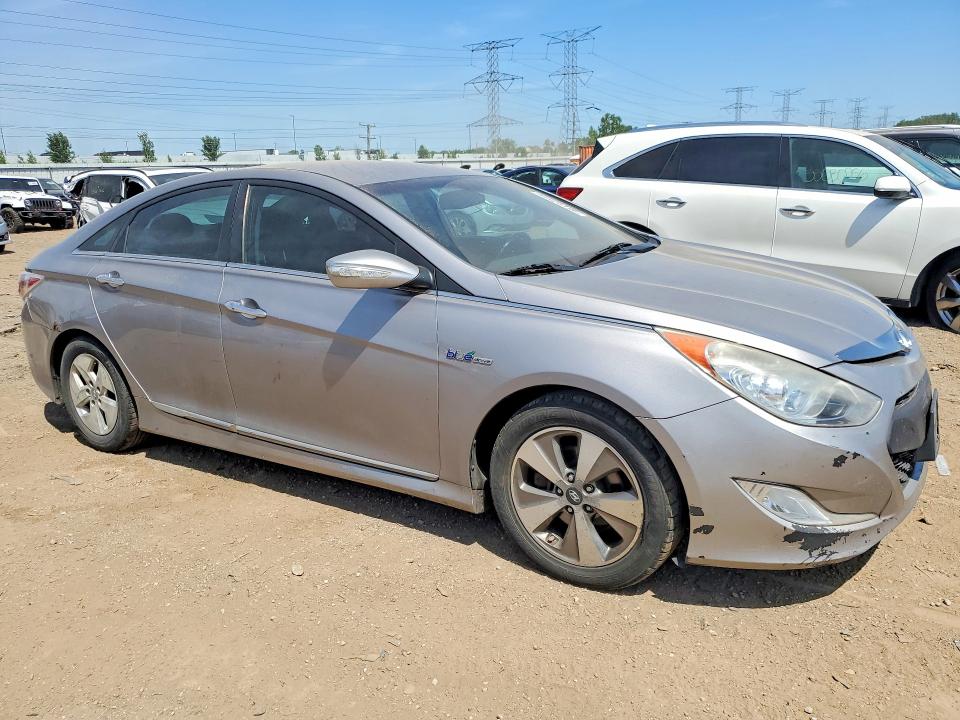 2012 Hyundai Sonata VIN KMHEC4A43CA020310 COPART salvage auction — FRONT END, Il - Salvage Certificate, sold $450 on 2026-07-16 (photo 4)