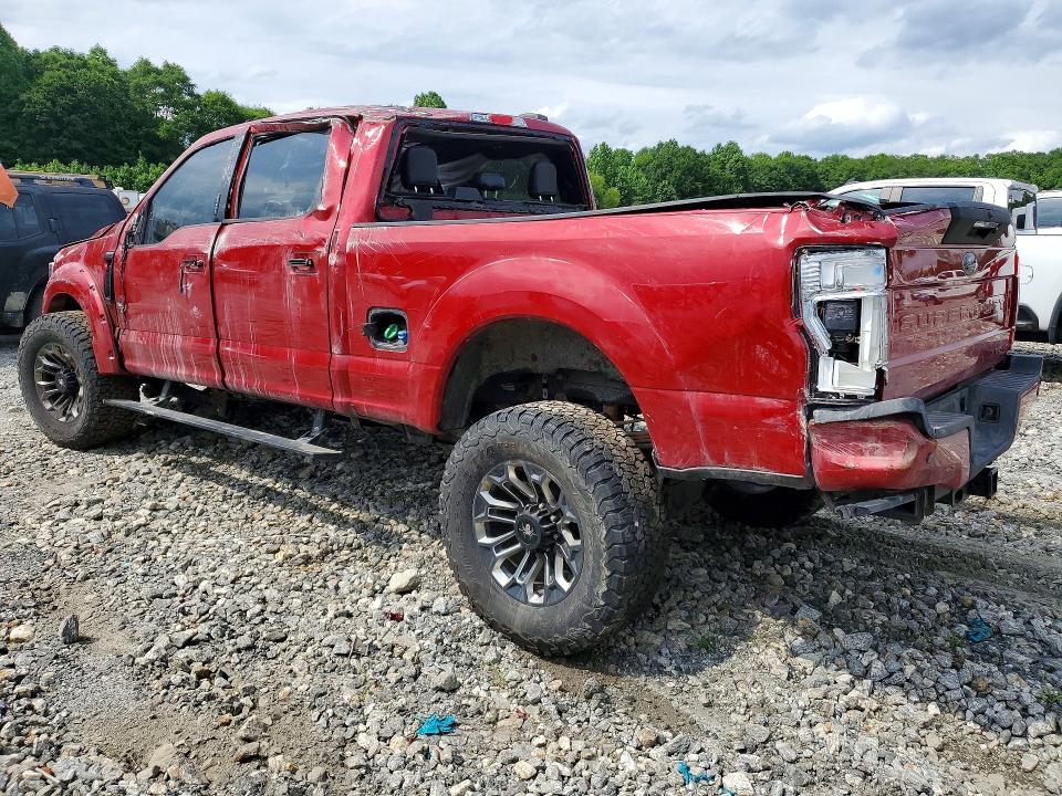 2021 Ford F250 VIN 1FT8W2BT1MED25219 COPART salvage auction — ROLLOVER, PA - CERTIFICATE OF SALVAGE, sold $14,200 on 2026-07-27 (photo 2)