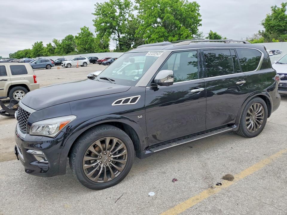 2017 Infiniti Qx80 VIN JN8AZ2NE2H9156031 COPART salvage auction — MINOR DENT/SCRATCHES, Va - Certificate Of Title, sold $6,000 on 2026-07-03 (photo 1)
