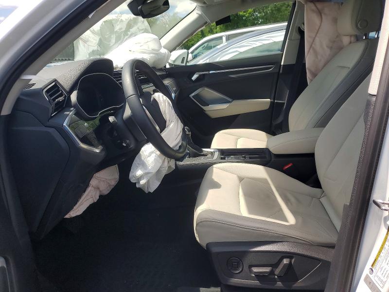 2023 Audi Q3 VIN WA1EECF36P1089677 COPART salvage auction — FRONT END, Nj - Cert Of Title-Salvage, sold $6,300 on 2026-07-14 (photo 7)