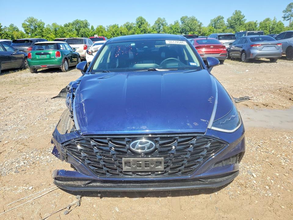 2022 Hyundai Sonata VIN 5NPEH4J22NH138753 COPART salvage auction — FRONT END, Tx - Salvage Vehicle Title, sold $6,500 on 2026-07-17 (photo 5)