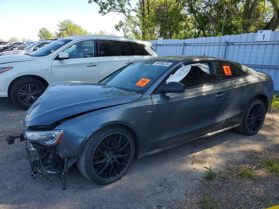 2016 Audi A5 VIN WAUW2AFR2GA044275 COPART salvage auction — UNDERCARRIAGE, On - Permit Salvage, sold $375 on 2026-07-09 (photo 1)