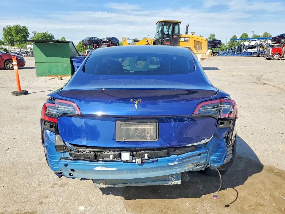 2023 Tesla Model 3 VIN 5YJ3E1EA9PF490794 COPART salvage auction — REAR END, Salvage Title, sold $7,400 on 2026-09-01 (photo 6)