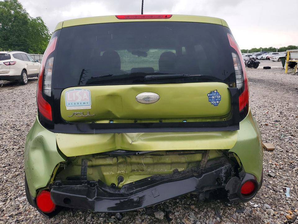 2014 Kia Soul VIN KNDJN2A2XE7040621 COPART salvage auction — REAR END, Ar - Cert Of Title-Salvage, sold $325 on 2026-07-27 (photo 6)