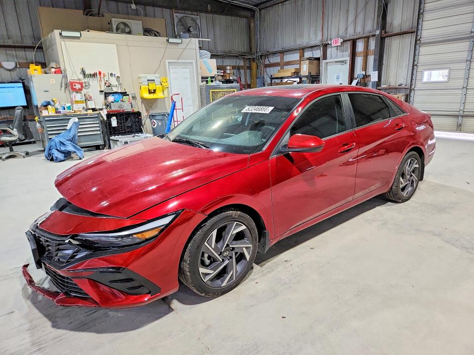 2025 Hyundai Elantra VIN KMHLS4DG9SU953156 COPART salvage auction — FRONT END, Mo - Salvage Certificate Of Title, sold $4,500 on 2026-07-14 (photo 1)