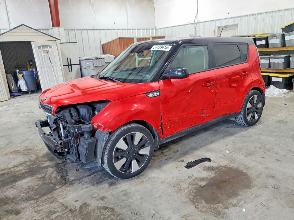 2016 Kia Soul VIN KNDJP3A56G7322252 COPART salvage auction — FRONT END, Va - Cert Of Title - Salvage, sold $1,600 on 2026-07-27 (photo 1)