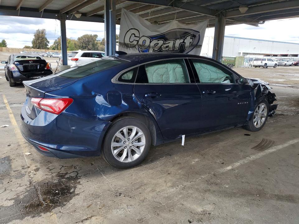 2022 Chevrolet Malibu VIN 1G1ZD5ST7NF147543 COPART salvage auction — FRONT END, Ca - Salvage Certificate, sold $1,500 on 2026-07-09 (photo 3)