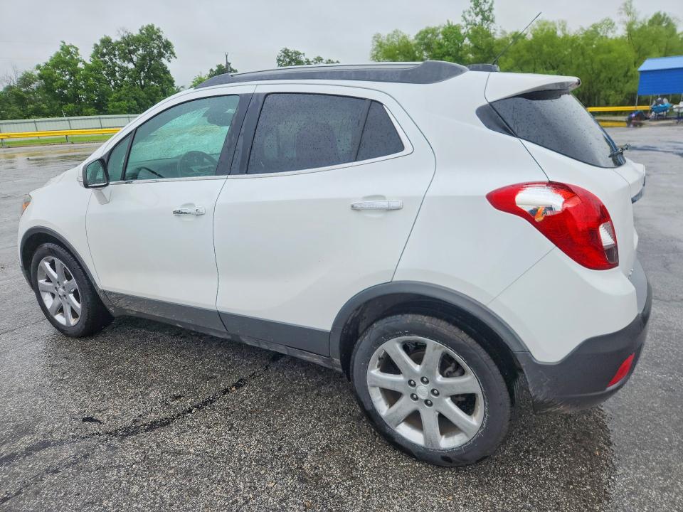 2016 Buick Encore VIN KL4CJBSB1GB536274 COPART salvage auction — HAIL, Mo - Salvage Certificate Of Title, sold $1,050 on 2026-07-27 (photo 2)