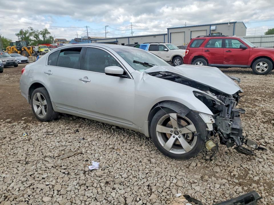 2011 Infiniti G VIN JN1DV6AR7BM650221 COPART salvage auction — FRONT END, Il - Salvage Certificate, sold $225 on 2026-07-10 (photo 4)