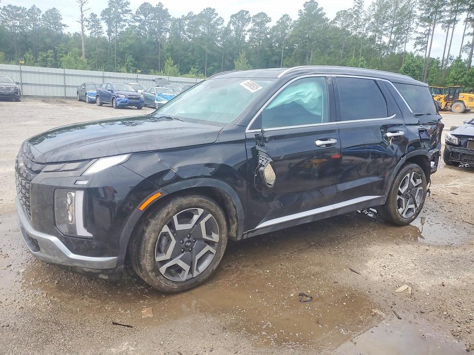 2025 Hyundai Palisade VIN KM8R44GE2SU877603 COPART salvage auction — ROLLOVER, Sc - Cert Of Title-Salvage, sold $350 on 2026-07-27 (photo 1)