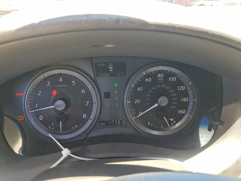 2007 Lexus ES VIN JTHBJ46G272069674 COPART salvage auction — FRONT END, Ca - Salvage Certificate, sold $950 on 2026-07-14 (photo 9)