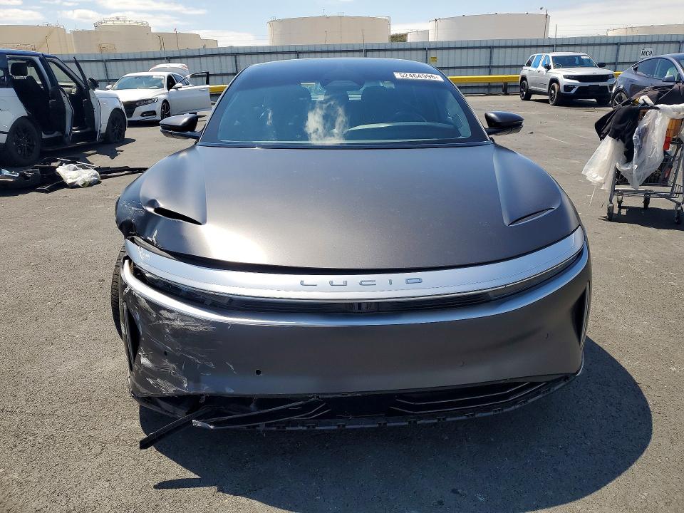 2023 Lucid Air VIN 50EA1TEA3PA002944 COPART salvage auction — FRONT END, CA - SALVAGE CERTIFICATE, sold $13,800 on 2026-07-13 (photo 5)