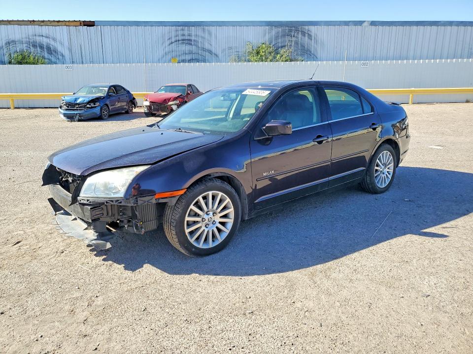 2007 Mercury Milan VIN 3MEHM08177R635570 COPART salvage auction — FRONT END, AZ - CERT OF TITLE - SALVAGE, sold $325 on 2026-07-17 (photo 1)