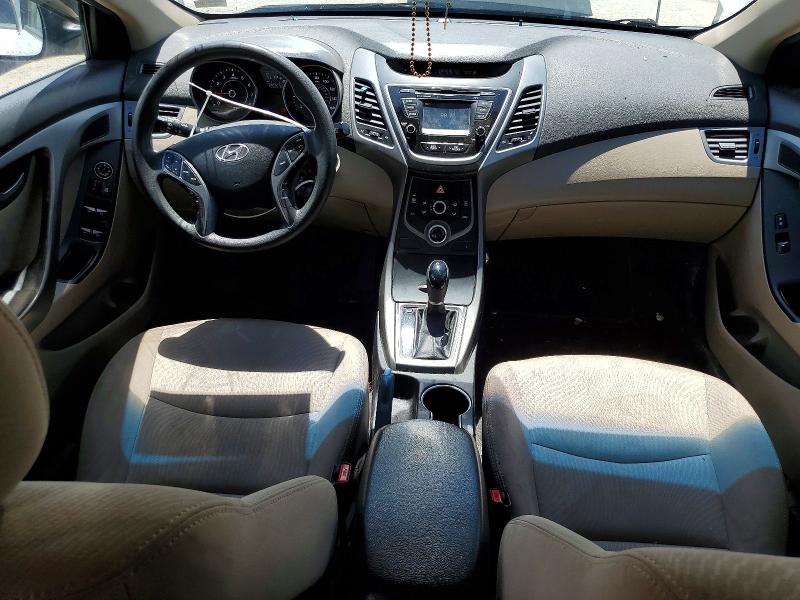 2016 Hyundai Elantra VIN 5NPDH4AE8GH681517 COPART salvage auction — FRONT END, PA - CERTIFICATE OF SALVAGE, sold $1,600 on 2026-07-02 (photo 8)