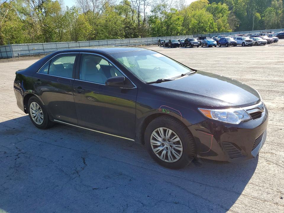2012 Toyota Camry VIN 4T1BF1FK0CU195841 COPART salvage auction — REAR END, Pa - Certificate Of Salvage, sold $2,450 on 2026-07-02 (photo 4)