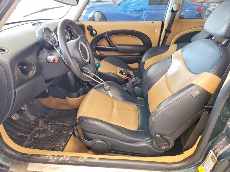 2005 Mini Cooper VIN WMWRE33535TL12608 COPART salvage auction — REAR END, Ne - Cert Of Title-Salvage, sold $900 on 2026-08-11 (photo 7)