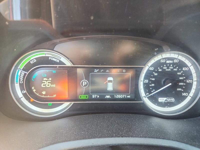 2017 Kia Niro VIN KNDCE3LC6H5049076 COPART salvage auction — FRONT END, Va - Certificate Of Title, sold $600 on 2026-07-28 (photo 9)